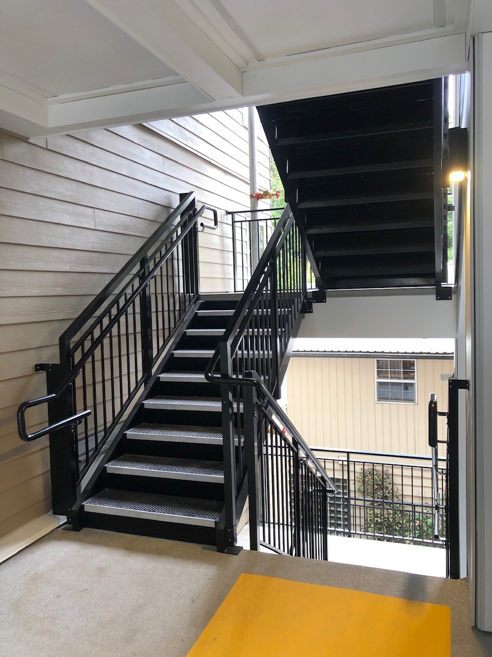 aluminum stair and treads commercial