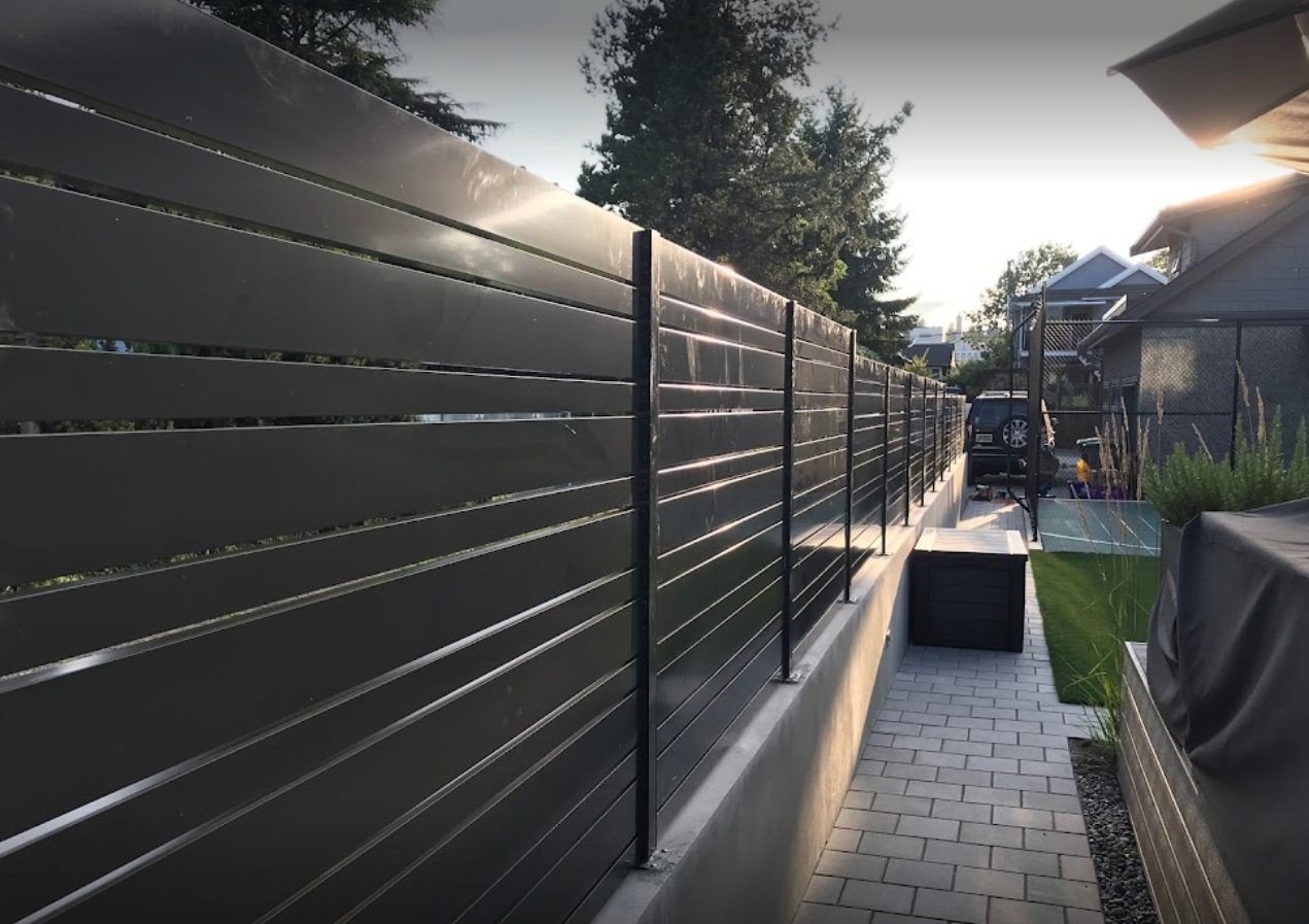 aluminum panel fence vancouver